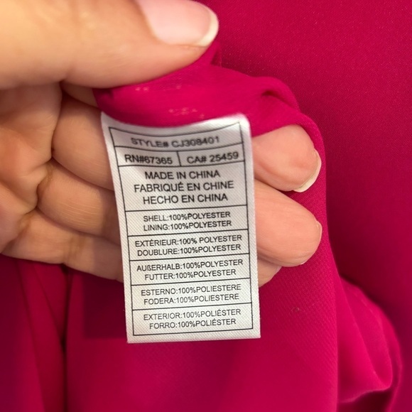 Cupcakes and Cashmere Hot Pink Midi Carolina Dress size 2 - Picture 11 of 11